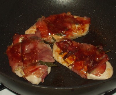 chicken breasts with prosciutto and sage