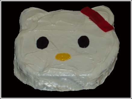 images of hello kitty cakes. I made this Hello Kitty cake