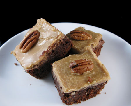 Praline Iced Brownies