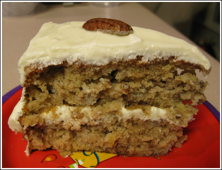 hummingbird cake oprah: Hummingbird Cake with Cream