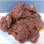 fudge-brownie-cookies-for-blog One Bowl Brownie Cookies