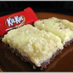 lemon bars with Kit Kat crust