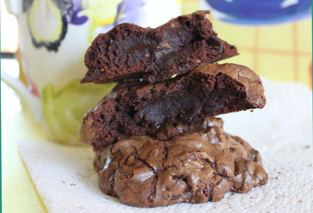 cookiesbroken Double Chocolate Cookies