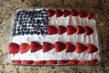 fourth of july desserts recipes. Flag Cake and Fourth of July