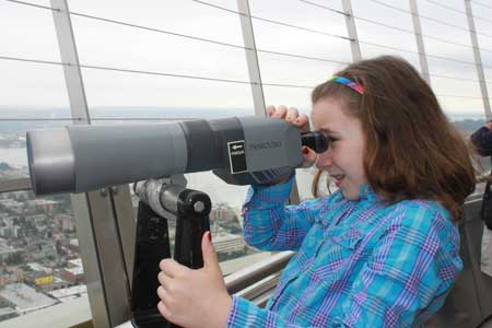 top of the Space Needle