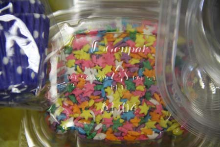 Pastel Star Sugar Shapes