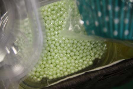 Green Sugar Pearls