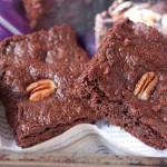 yogurt-brownies brownies made with coconut oil
