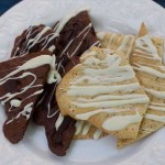 Cookie bark made with muffin mix