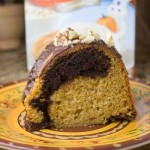 Pumpkin Brownie Pound Cake