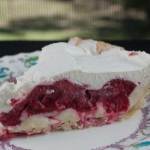 Raspberry Cream Pie