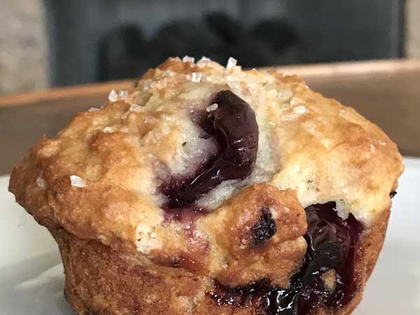 vegan cherry muffins