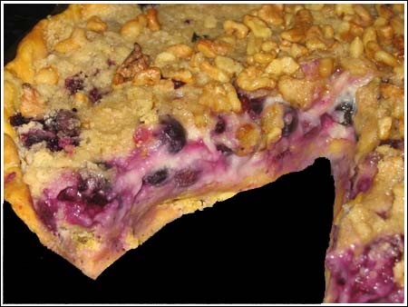 Blueberry Sour Cream Pie