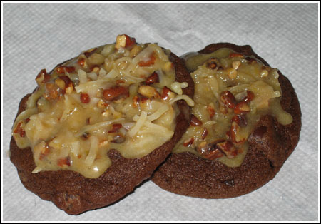 german chocolate brownie