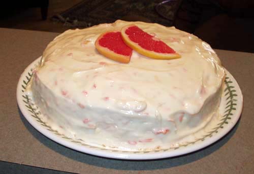 grapefuit cake