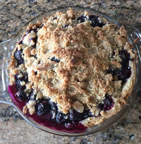 blueberry pie