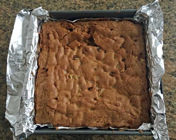 macadamia blondies