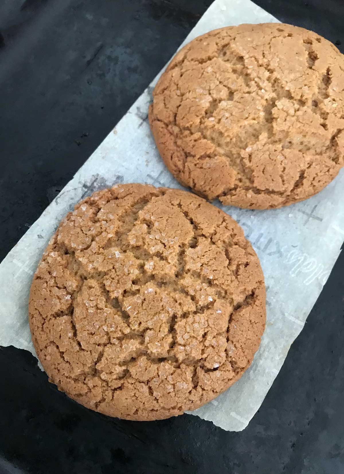 Big Chewy Molasses Cookies or ginger cookies