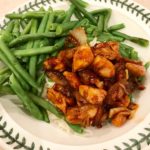 Sriracha-Glazed Chicken and Onions