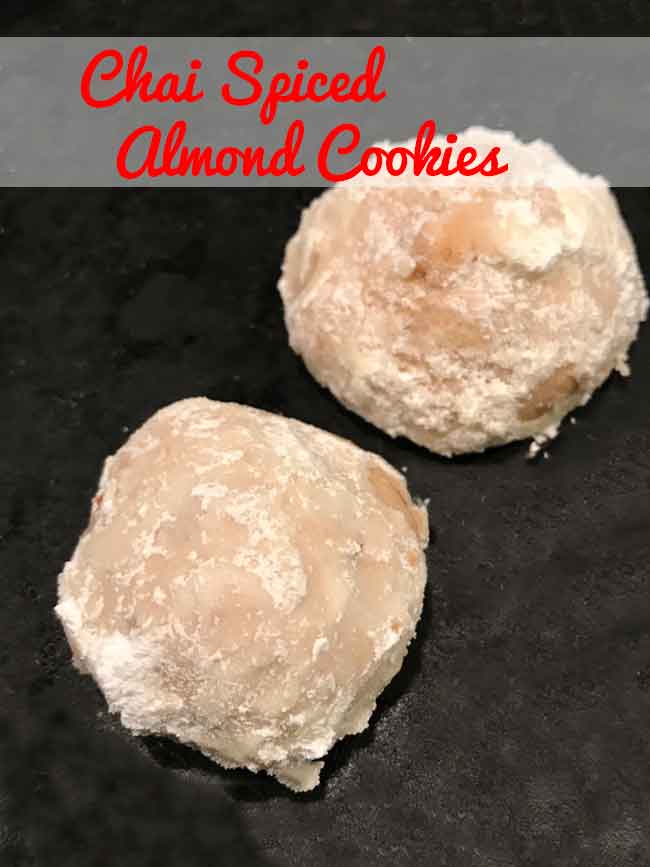 Chai Spiced Almond Cookies