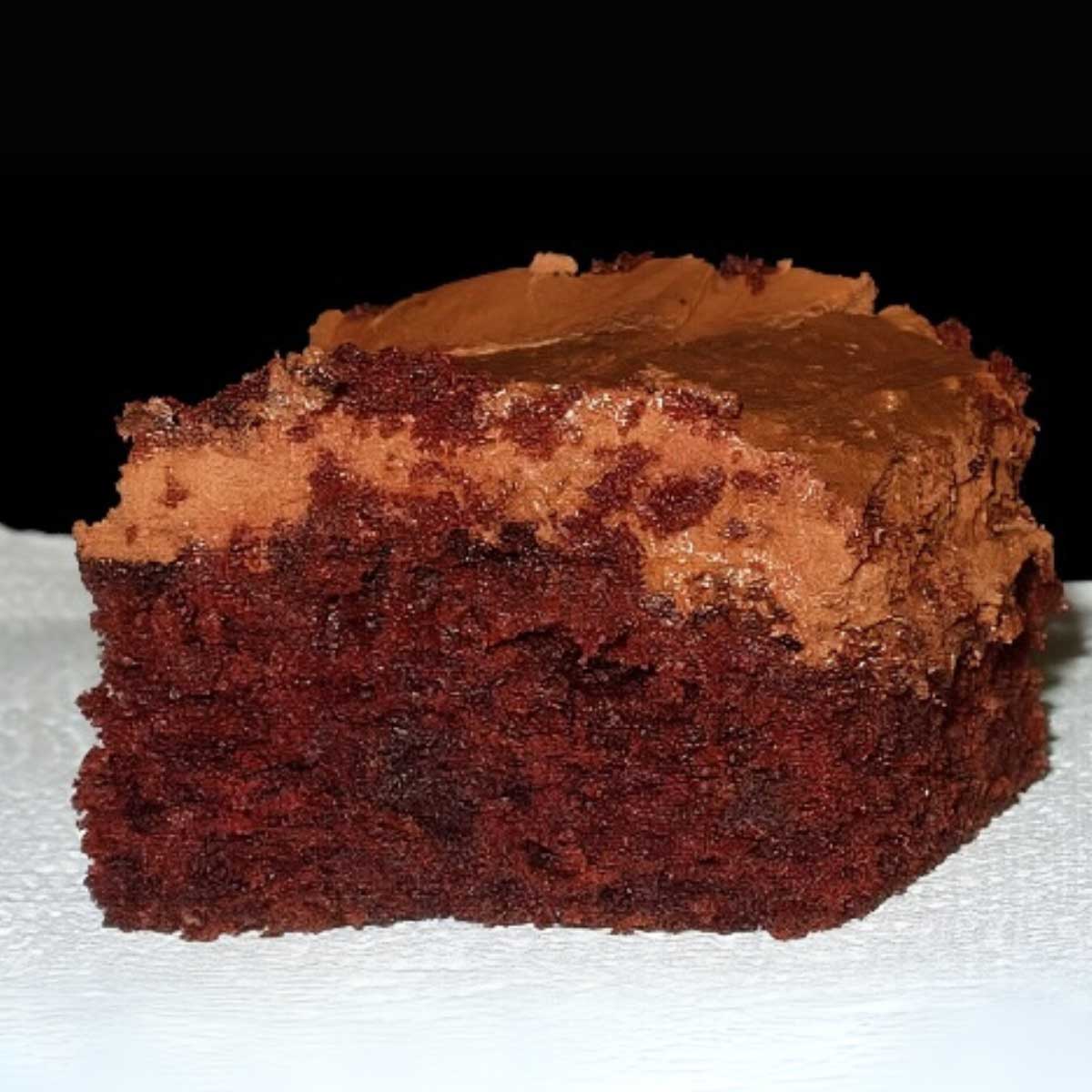 Depression Cake, also known as Wacky Cake with no eggs.