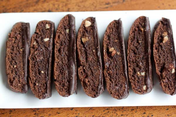 double chocolate biscotti