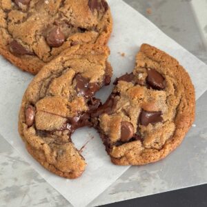 Chocolate Chip Cookies made with malted milk powder recipe.