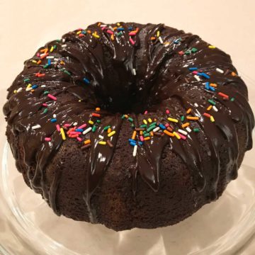 Chocolate Sour Cream Bundt Cake