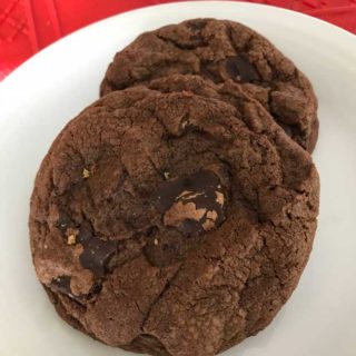 double chocolate espresso cookies