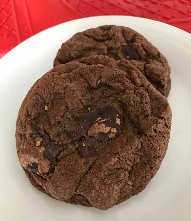 double chocolate espresso cookies