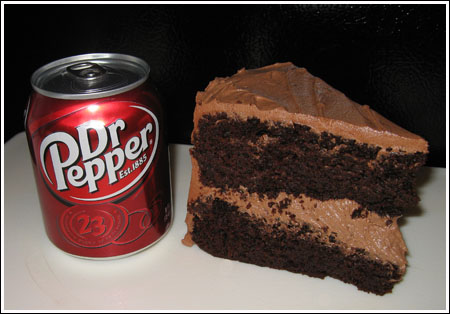 Dr Pepper Chocolate Layer Cake