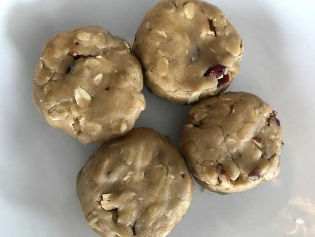 chewy honey oatmeal cookies