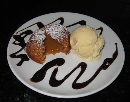 Peanut Butter Molten Lava Cake