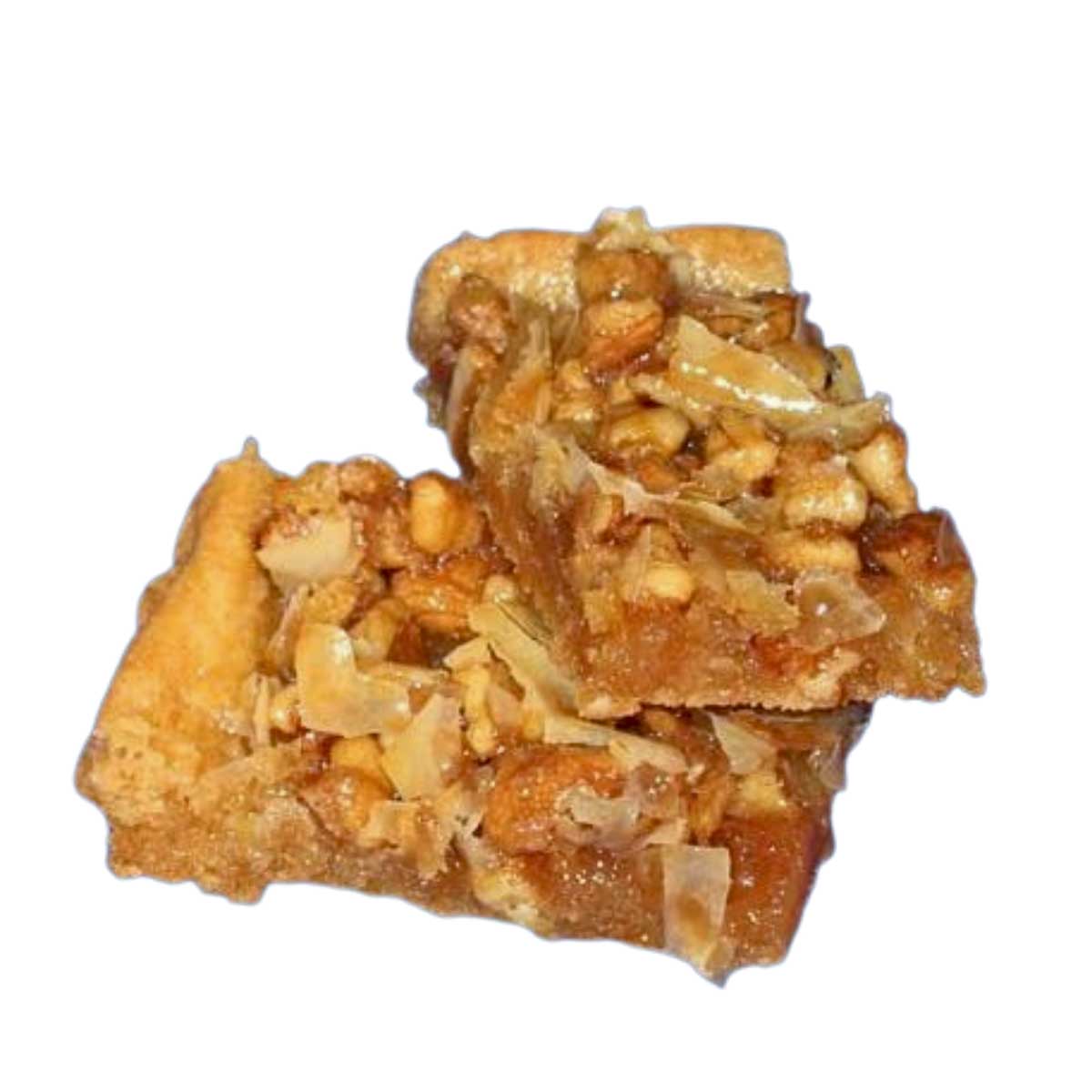 Baklava Cookies or Baklava Cookie Bars recipe using phyllo dough and cookie mix