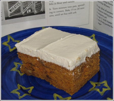 pumpkin bars from The American Century Cookbook