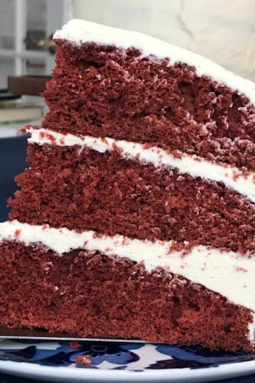 Waldorf Astoria Red Velvet Cake with Ermine Icing