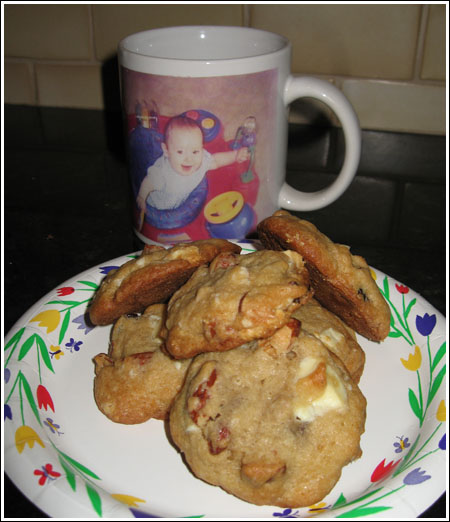 cherry almond cookies