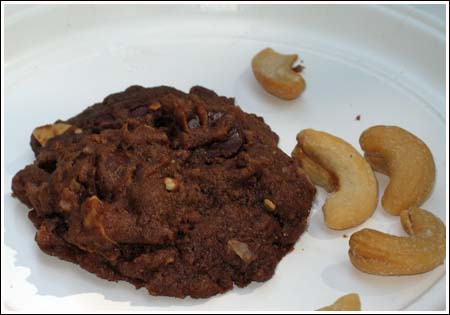 Chocolate Coconut Cashew Cookies