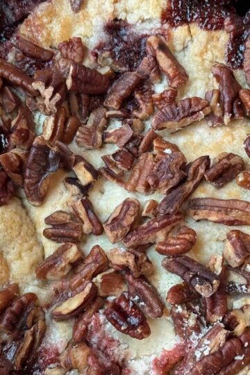 Crockpot Cherry Dump Cake recipe for slow cooker plus half batch directions for small slow cooker.