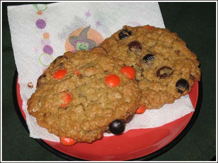 Halloween Monster Cookies