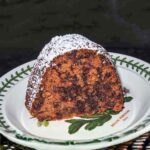 An easy recipe for Applesauce Chocolate Chip Cake, a spice cake with fall flavors.