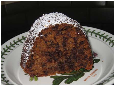 Applesauce Chocolate Chip Cake