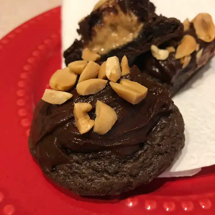 brownie peanut butter cookies