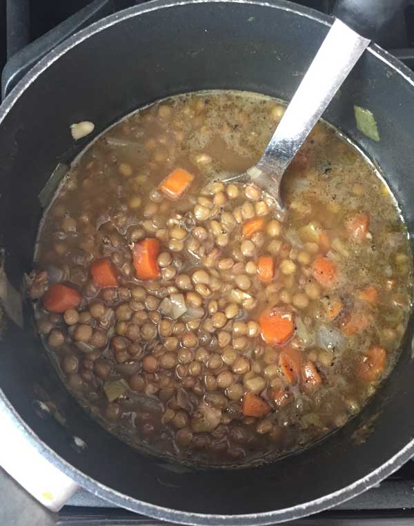 ginger and lentil soup