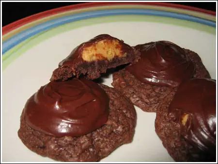 brownie peanut butter cookies