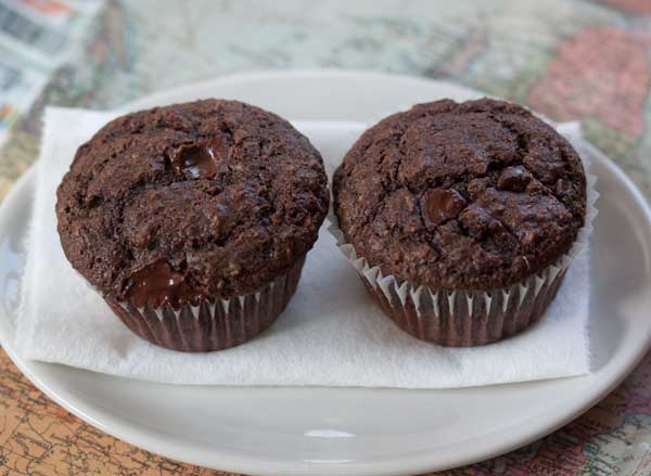 Chocolate Fiber Muffins