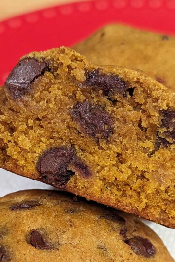 Dark and Chewy Pumpkin Cookies