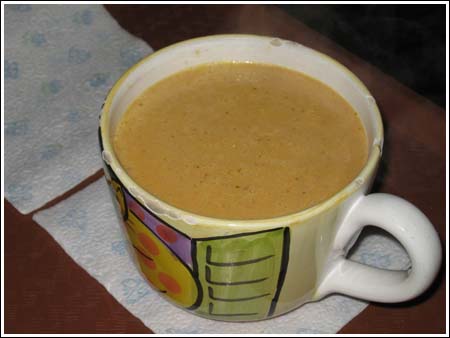 pumpkin soup with curry