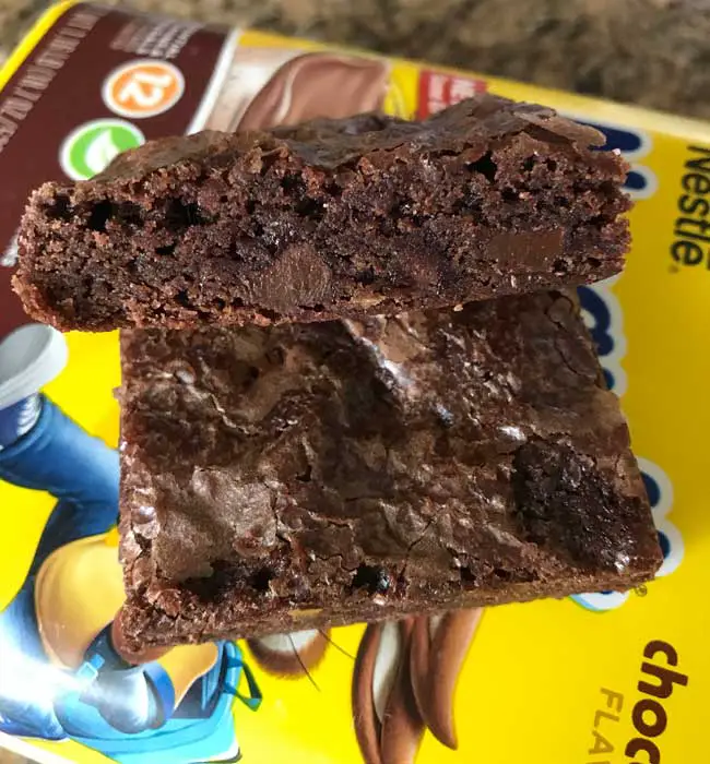 Brownies Made With Nesquik