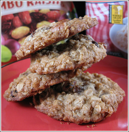 small batch oatmeal raisin cookies